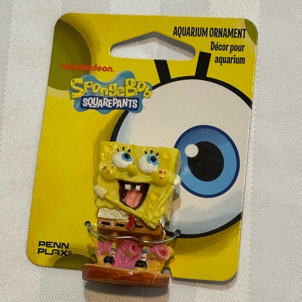 Nickelodeon SpongeBob Squarepants Aquarium Ornament (NWT)